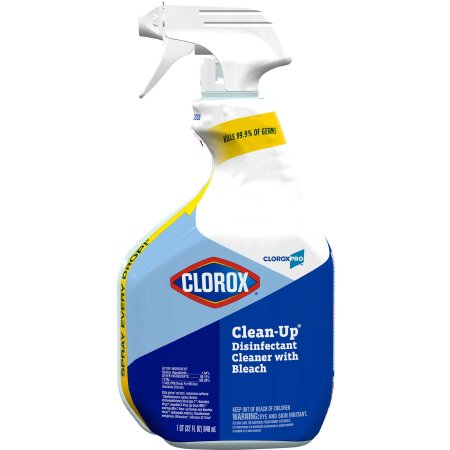 CloroxPro™ Clean-Up® with Bleach Surface Disinfectant Cleaner Germicidal Pump Spray Liquid 32 oz. Bottle Chlorine Scent NonSterile (1/EA 9/CS) by Clorox Sales Company  ID 35417
